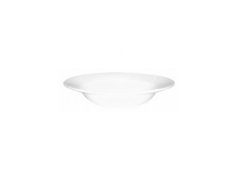 ALCHEMY WHITE BOWL SOUP RIMMED 9.5"