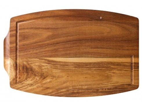 PLATTER STEAK WOOD 13.5X8.75"