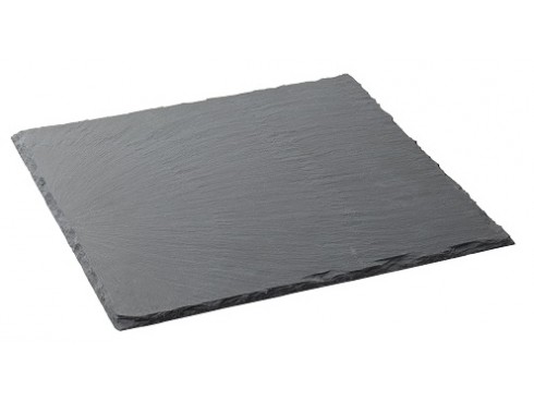 PLATTER SLATE SQUARE 11"