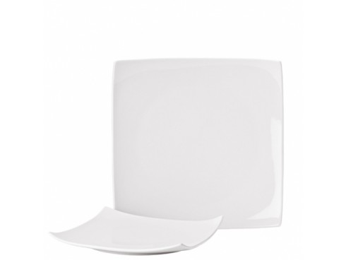 PURE WHITE PLATE SQUARE 27.5CM