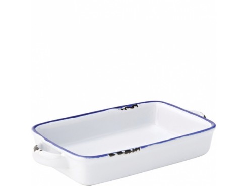 AVEBURY BLUE DISH RECTANGULAR 6.75"