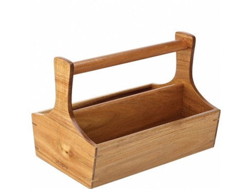 ROCKPORT ACACIA CRATE CONDIMENT 26X17CM