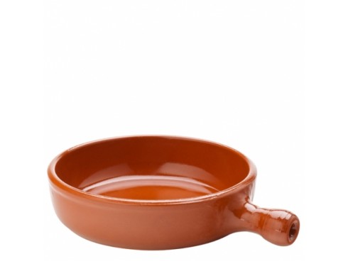 PAN FRYING HANDLED TERRACOTTA 7"