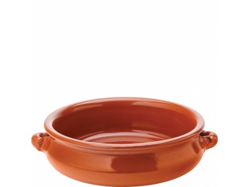 CASSEROLE LUGGED DISH TERRACOTTA 8"