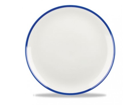 RETRO BLUE COUPE PLATE 21.7CM