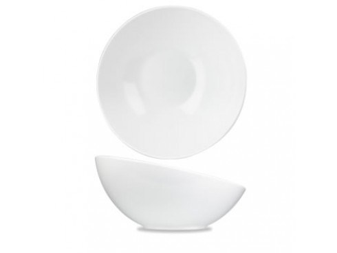 BUFFET BOWL MELAMINE WHITE 33X15.5CM