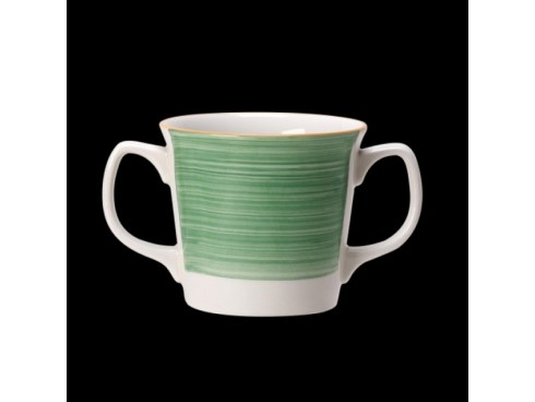 RIO GREEN MUG DOUBLE HANDLED 10OZ