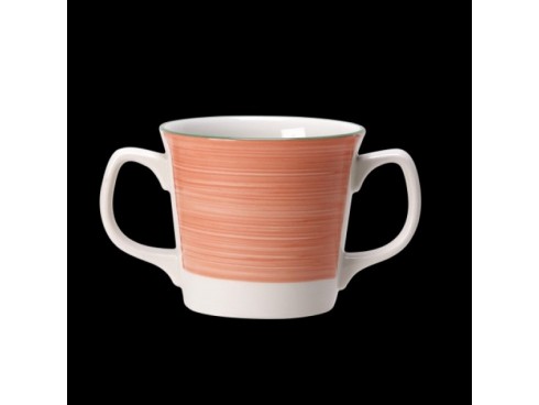 RIO PINK MUG DOUBLE HANDLED 10OZ