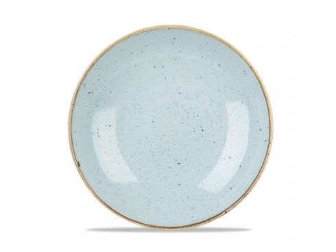 STONECAST PLATE COUPE DUCK EGG 8"