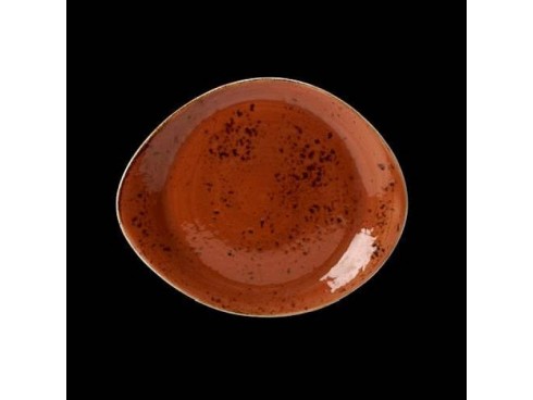 CRAFT PLATE FREESTYLE TERRACOTA 25CM/10"