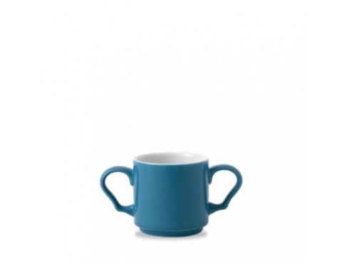 FUTURE CARE MUG DOUBLE HANDLED BLUE 10OZ