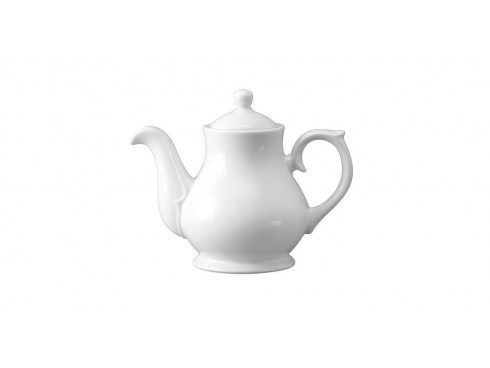 WHITE HOLLOWARE SANDRINGHAM TEAPOT 15OZ