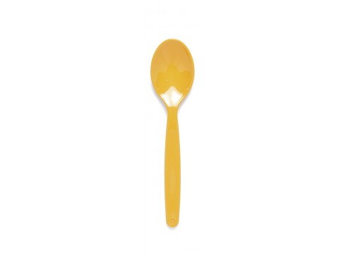 SPOON DESSERT POLYCARBONATE YELLOW 170MM