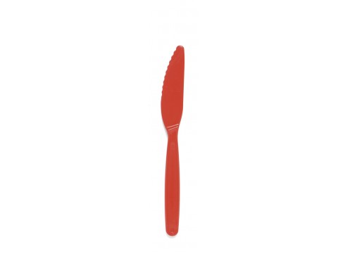 KNIFE POLYCARBONATE RED 180MM