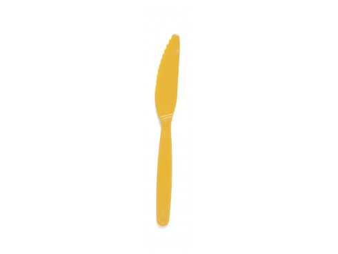 KNIFE POLYCARBONATE YELLOW 180MM
