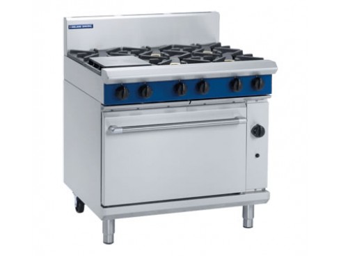 RANGE 6 BURNER GAS BLUE SEAL G506D