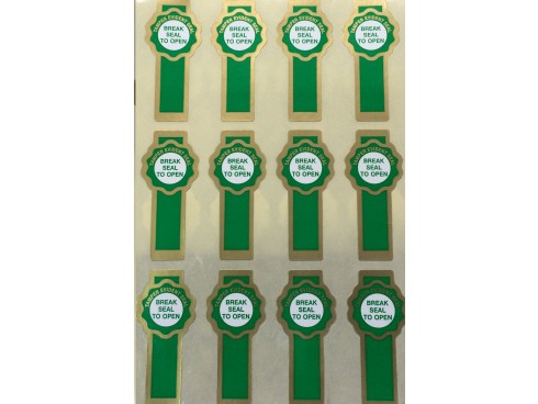 LABEL BREAKSEAL GREEN