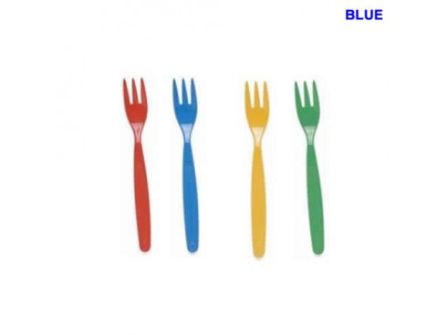 FORK POLYCARB BLUE 170MM