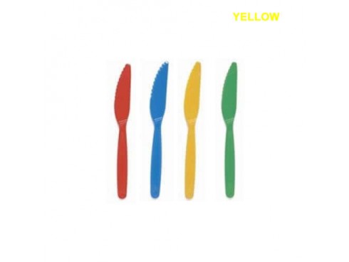 KNIFE POLYCARB YELLOW 180MM