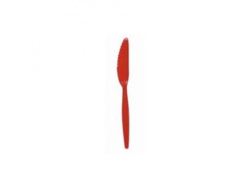 KNIFE POLYCARB RED 220MM