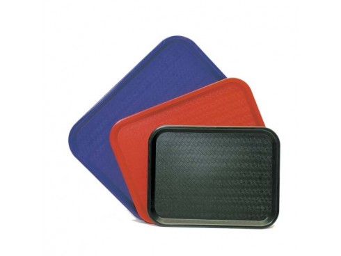 TRAY PLASTIC BLUE 34.5X26.5CM