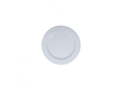 PLATE MELAMINE WHITE 9"