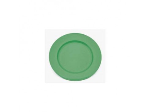 PLATE DINNER POLYCARB GREEN 240MM