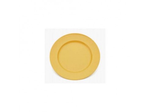 PLATE DINNER POLYCARB YELLOW 240MM