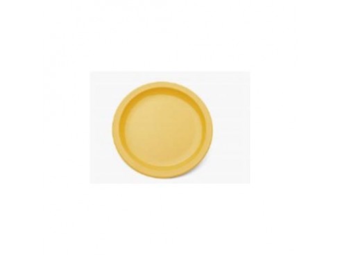 PLATE SNACK POLYCARB YELLOW 170MM