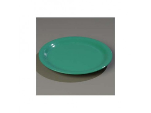 PLATE DINNER MELAMINE GREEN 23CM