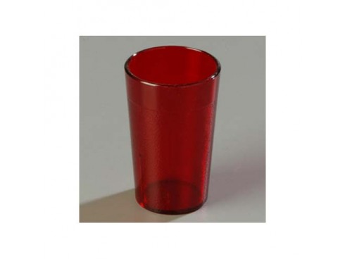 TUMBLER MELAMINE FLUTED RED 15CL