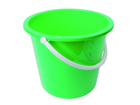 BUCKET PLASTIC GREEN 2 GAL/10LT