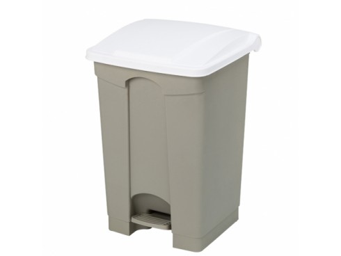 WASTE CONTAINER STEP-ON BEIGE 45LT