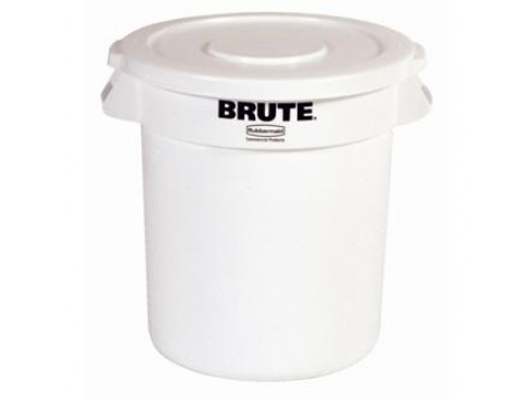 BIN BRUTE RUBBERMAID WHITE 75LT