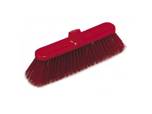 BROOM HEAD SOFT RED 12"