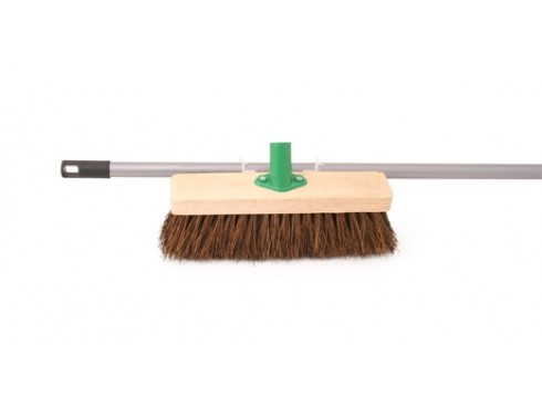 BROOM SOFT COCO 11.5" AND SOCKET HANDLE 4'