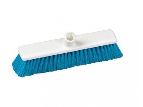 BROOM HYGIENE SOFT BLUE 12"