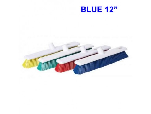 BROOM HEAD HYGIENE SOFT BLUE 12"