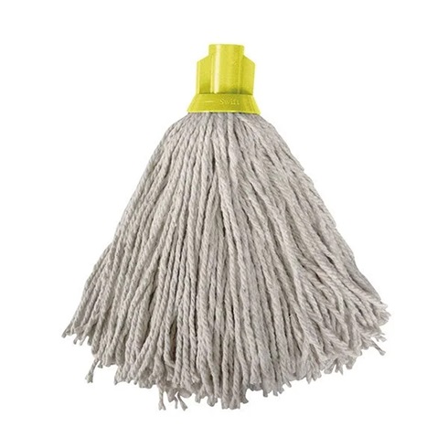MOP HEAD PLASTIC SOCKET YELLOW 14PY