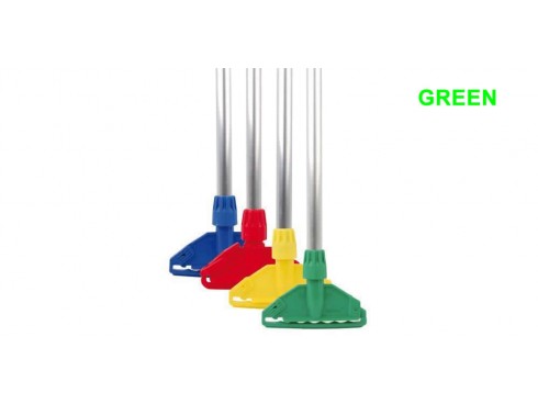 MOP HANDLE & CLIP KENTUCKY/STAYFLAT GREEN