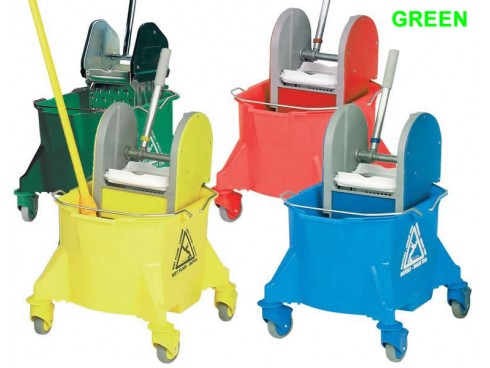 MOP BUCKET & WRINGER KENTUCKY GREEN