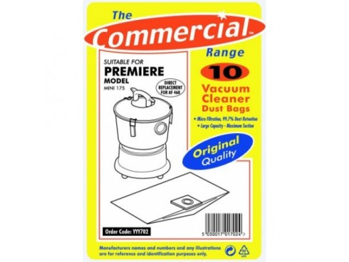 VACUUM BAGS FOR PREMIERE MINI 175