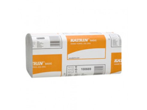 HAND TOWEL ZZ KATRIN NATURAL 1PLY