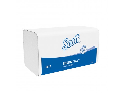 HAND TOWEL SCOTT ESSENTIAL WHITE 1PLY