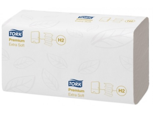 HAND TOWEL TORK EXTRA SOFT 2PLY WHITE