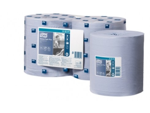 CENTREFEED ROLL TORK PLUS BLUE 2PLY