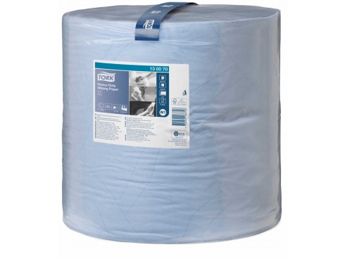WIPER ROLL TORK HEAVY DUTY 2PLY BLUE 340M