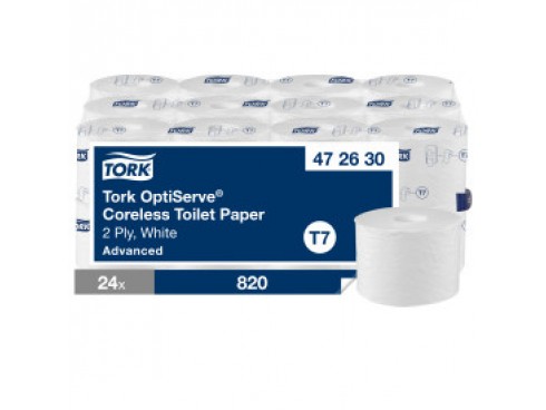 TOILET ROLL TORK OPTISERVE CORELESS 2PLY