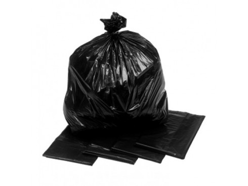 SACK REFUSE BLACK 18X29X38" 15KG+