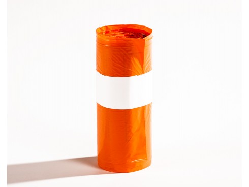 SACK REFUSE ORANGE 18X29X39" 15KG